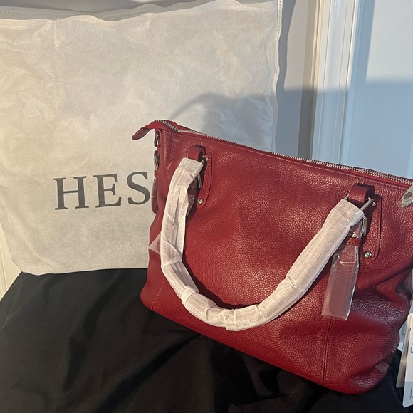 Heshe Handbags - Heshe Leather Shoulder Tote
